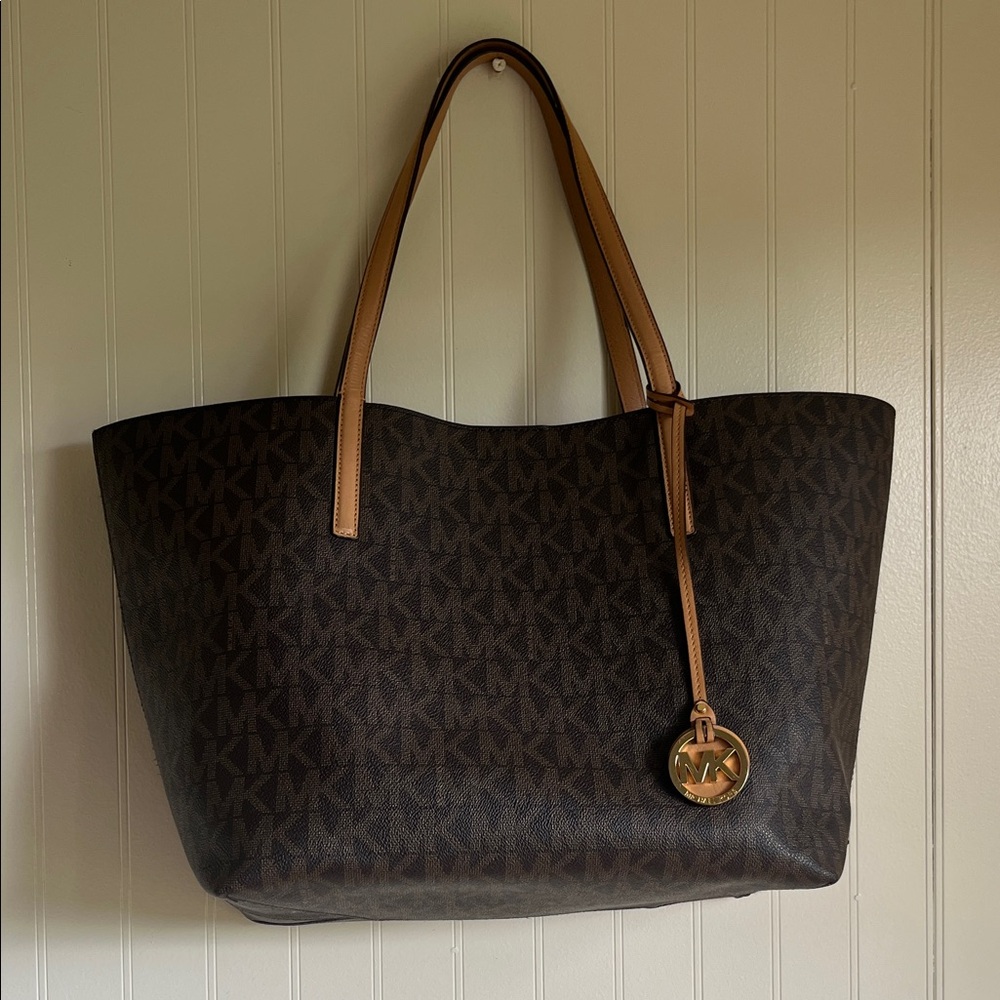 Michael Kors Dark Brown Signature Tote